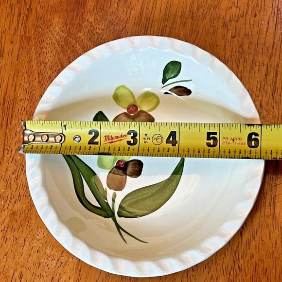 BLUE RIDGE Southern Potteries Fruit Bowl SPRAY PATTERN 1940s USA - Picture 8 of 8